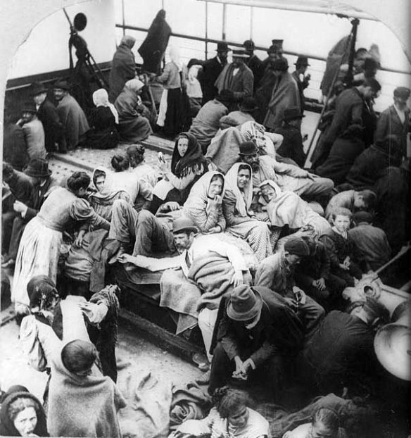 Immigrants Aboard Ship 1902